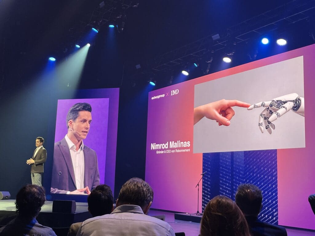 Nimrod Malinas Premium Speakers Unternehmer Robotik-Pionier Gruender und CEO von Robonnement